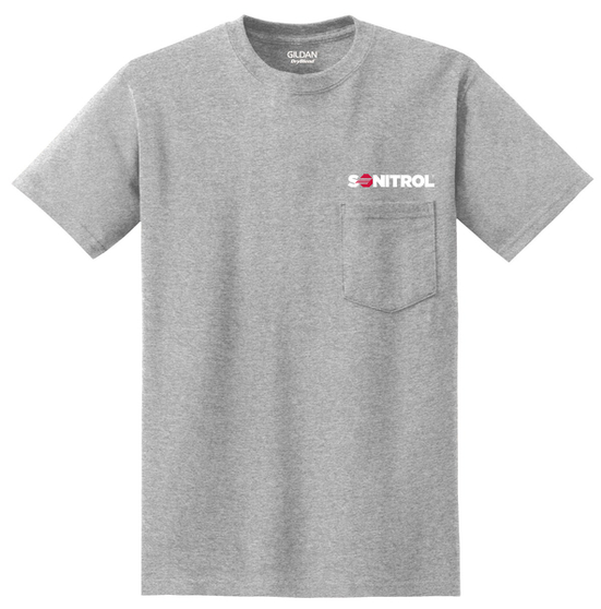 Gildan Dryblend 50 Cotton/50 Poly Pocket T-Shirt - Image 3