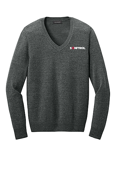 Port Authority Womens Easy Care V-Neck Sweater - Image 6