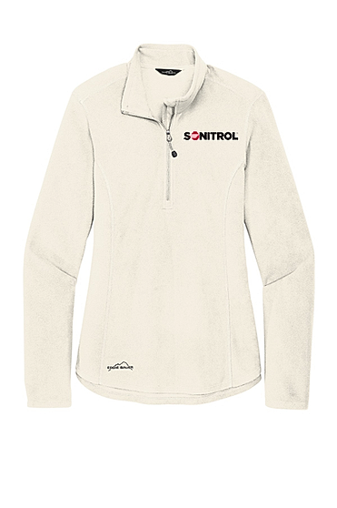 Eddie Bauer Ladies 1/2-Zip Microfleece Jacket - Image 3