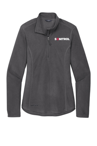 Eddie Bauer Ladies 1/2-Zip Microfleece Jacket - Image 2